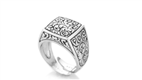 Ring Gerba Man Chevalier in Silver 390/1 - 390/1